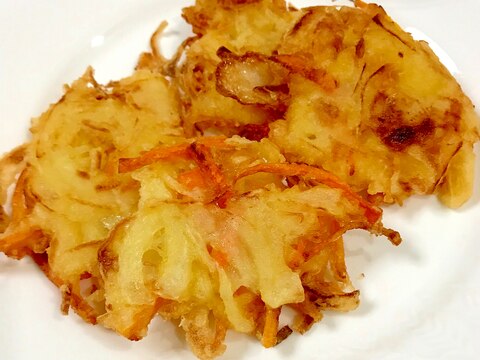 野菜ときのこのかき揚げ☆玉ねぎ・人参・えのき